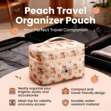 ✨Peach Print Underwear Travel Storage Organizer Bag 🎀